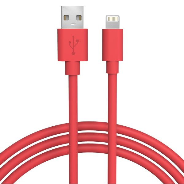 3 Pack Cable Set - Red, White & Blue - Lightning Cable MFI Certified - 6 FT - Image 2
