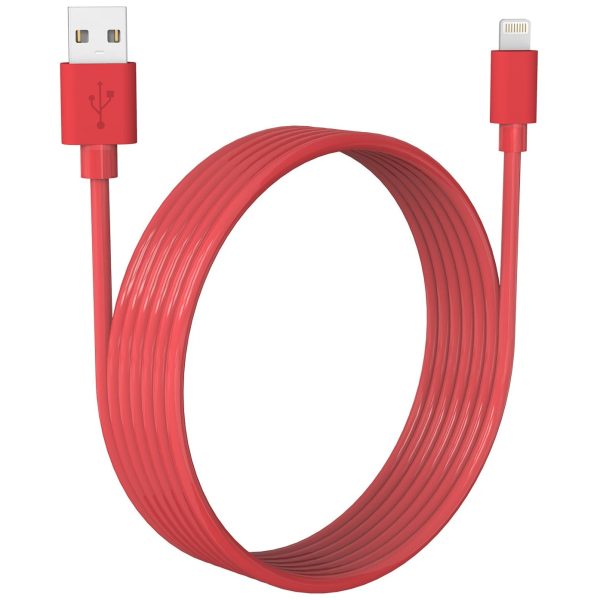 Red Lightning Cable - MFI Certified - 6 FT - Image 2