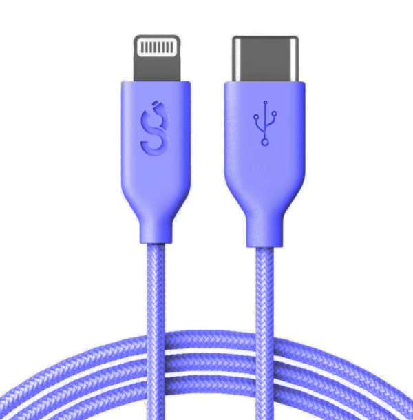 Purple Type C to Lightning Cable - MFI Certified - 6 FT