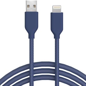 Navy Lightning Cable - MFI Certified - 6 FT