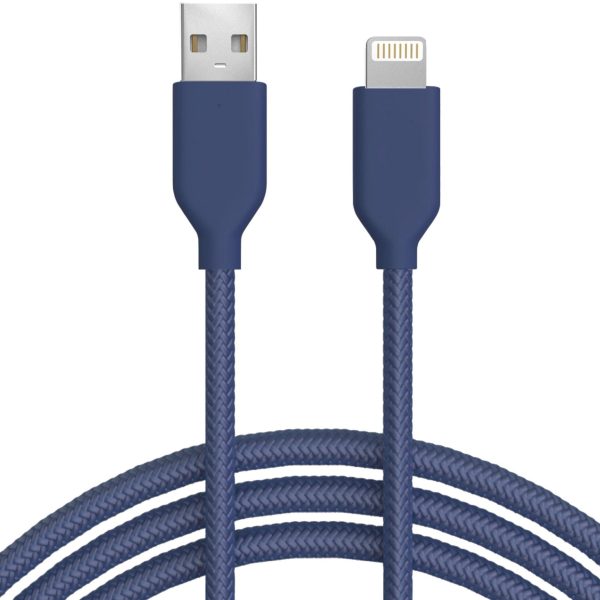 Navy Lightning Cable - MFI Certified - 6 FT