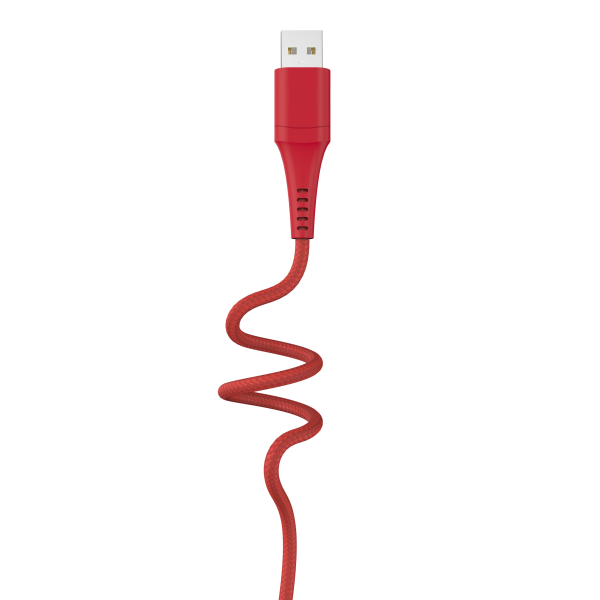 Stack-to-Charge 3-in-1 USB Cable - Red - Image 3