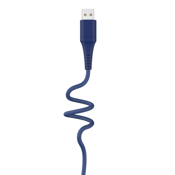 Stack-to-Charge 3-in-1 USB Cable - Navy - Image 3
